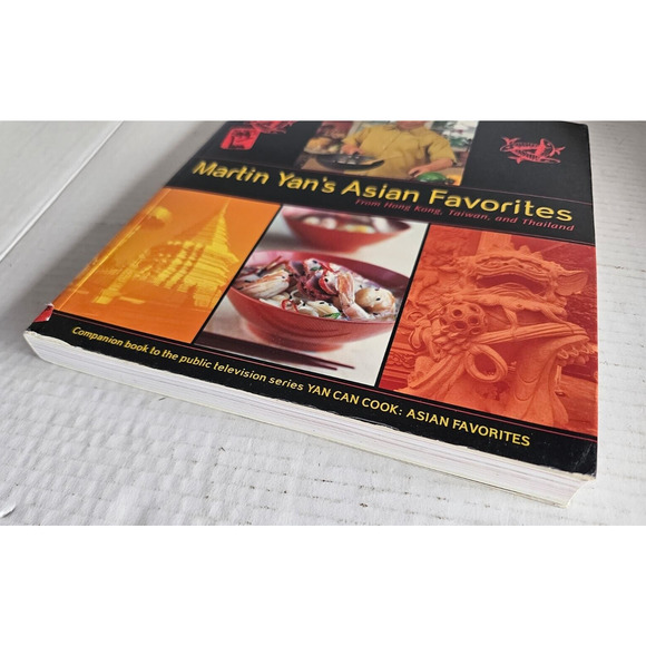 SIGNED Martin Yan Asian Favorites From Hong Kong, Taiwan and Thailand Cookbook - Picture 2 of 9